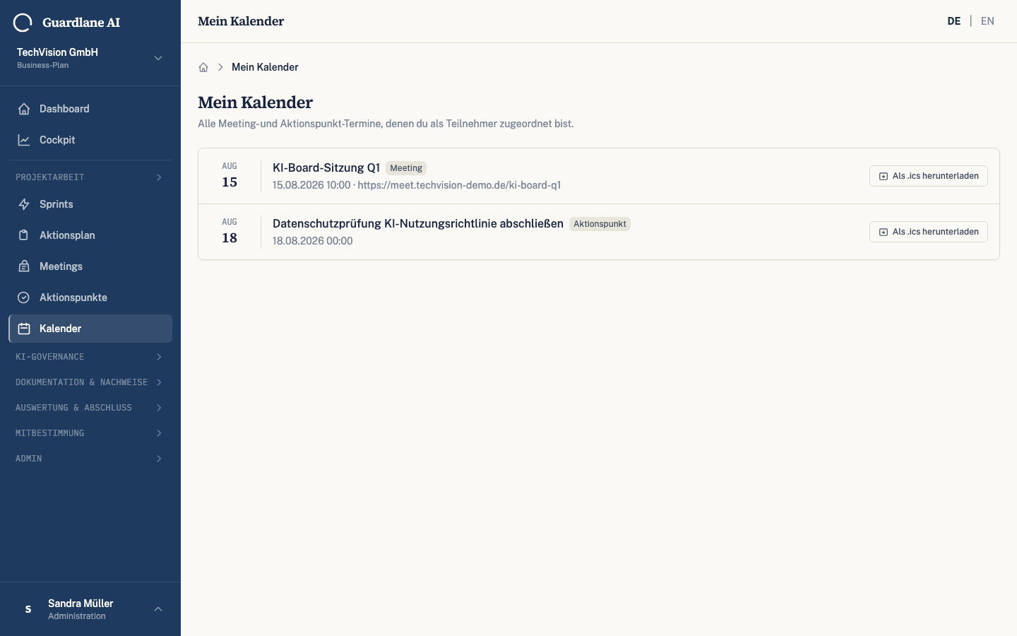 Calendar