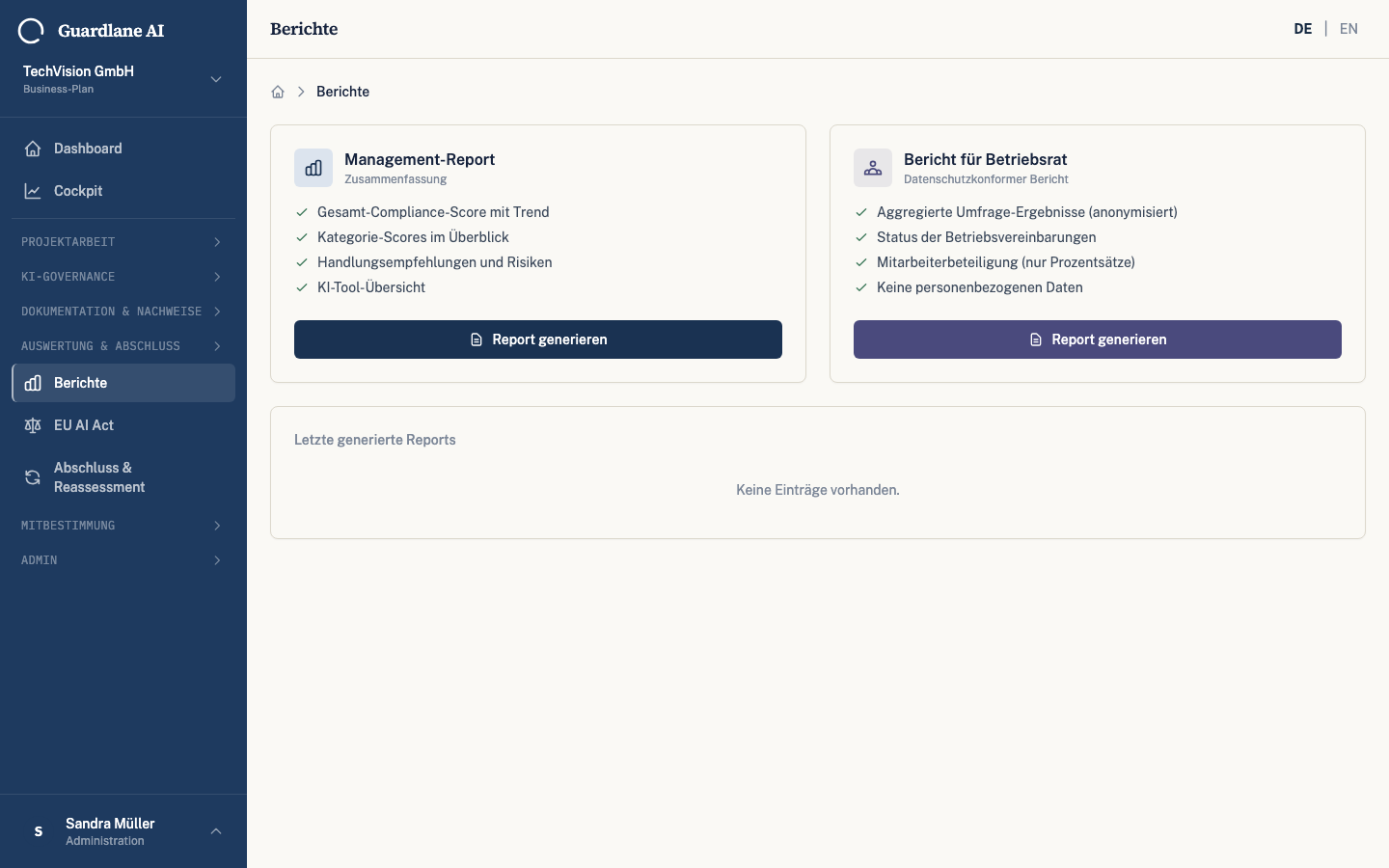 PDF report example